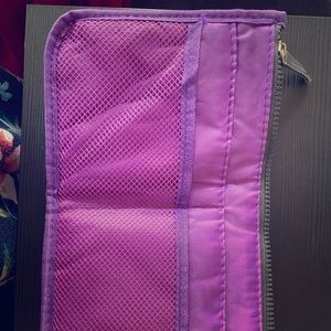Purple purse organizer